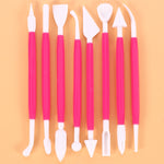 2 Sets Carving Pen Cake Fondant Carving Knife Making Cutting Tool 01030 Purple (OPP Bag Packaging), 01071 Yellow (OPP Bag Packaging), 01018 Red (OPP Bag Packaging), 02023 Blue (OPP Bag Packaging), 02030 Pink (OPP Bag Packaging)