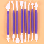 2 Sets Carving Pen Cake Fondant Carving Knife Making Cutting Tool 01030 Purple (OPP Bag Packaging), 01071 Yellow (OPP Bag Packaging), 01018 Red (OPP Bag Packaging), 02023 Blue (OPP Bag Packaging), 02030 Pink (OPP Bag Packaging)
