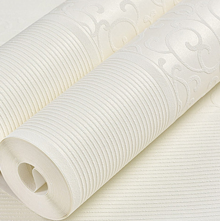 Modern Minimalist Bedroom Living Room Self-Adhesive Non-Woven Wallpaper Sticker, 0.53 x 3 Meters