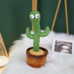 Electric Dancing Cactus Singing Holiday Gift Doll for Children, No Battery