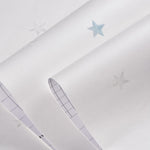 3D Stars Moon Self-Adhesive Wallpaper Mediterranean Children Wall Sticker, 0.53 x 3m