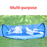 Anti-Rollover Automatic Quick-Opening Mosquito Net Hammock Outdoor Camping Double Anti-Mosquito Hammock, Size: 290x140cm, 290x140cm Green, 290x140cm Blue, 290x140cm Yellow