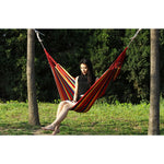 Thick Canvas Hammock Field Rollover Prevention Outdoor  Hammock Swing, 260x80 No Stick Single (Red Stripe), 260x80  Non-stick Single (Blue Stripes ), 260x100 No Stick (Red Stripes), 260x100 No Stick (Blue Stripes), 260x150 No Stick (Red Stripes）       ...