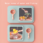 Play House Children Educational Electric Cycle Rotating Fishing Station Summer Water Game Toy Set, Green 6 Ducks, Pink 6 Ducks, Green 3 Fish 3 Ducks, Pink 3 Fish 3 Ducks