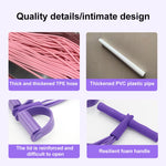 Multifunctional Four-Tube Pedal Puller Pedal Elastic Rope Sit-Ups Aid Abdomen Fitness Equipment, Green, Purple, Blue, Red, Yellow