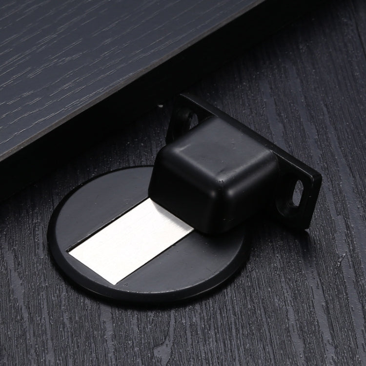 Zinc Alloy Non-Perforated Suction Silent Strong Magnetic Door Stopper, Red Ancient, Brushed Steel, Black, White, Yellow, Bright Gold, Bronze