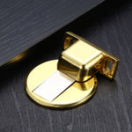 Zinc Alloy Non-Perforated Suction Silent Strong Magnetic Door Stopper, Red Ancient, Brushed Steel, Black, White, Yellow, Bright Gold, Bronze