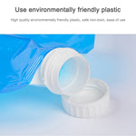 PE Water Bag For Portable Folding Water Storage Lifting Bag for Camping Hiking Survival Hydration Storage Bladder, 5L(Blue), 10L(Blue)