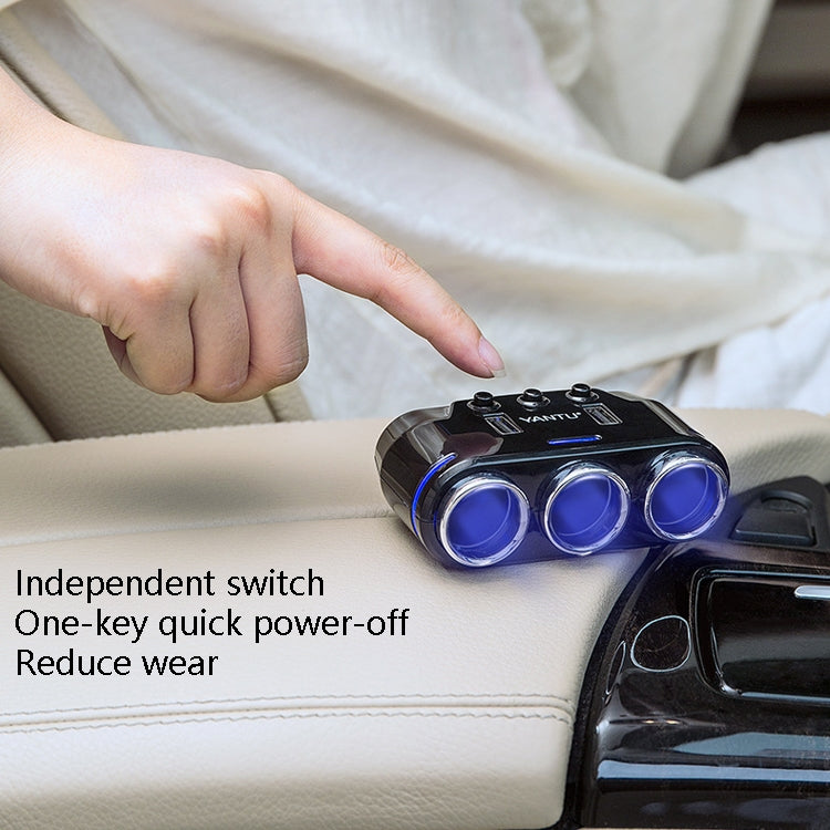 YANTU B39 Cigarette Lighters Cars Multifunctional Usb Fast Charging Car Charger, Wireless Qualcomm Voltage