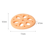 M010093 Silicone Lotus Root Tablets Baby Soothing Teether Children Molars Toys Maternal And Child Supplies, Colour: Beige With Lanyard, Pink, Yellow, Blue, Beige, Pink With Lanyard, Yellow With Lanyard, Blue With Lanyard, Beige With Lanyard