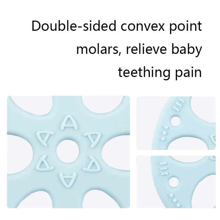 M010093 Silicone Lotus Root Tablets Baby Soothing Teether Children Molars Toys Maternal And Child Supplies, Colour: Beige With Lanyard, Pink, Yellow, Blue, Beige, Pink With Lanyard, Yellow With Lanyard, Blue With Lanyard, Beige With Lanyard