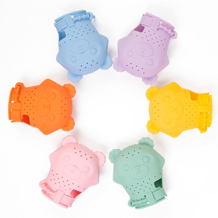 2 PCS Baby Molar Gloves Children Soothing Silicone Teether Molar Stick Maternal And Child Toy, 2pcs Orange, 2pcs Pink, 2pcs Yellow, 2pcs Purple, 2pcs Green, 2pcs Blue