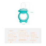 Baby Fruit And Vegetable Food Supplement Food Fruit Bite Bag, S Green, M Green, L Green, S Purple, M Purple, L Purple, S Blue, M Blue, L Blue, S Pink, M Pink, L Pink