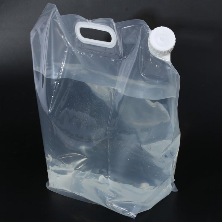 Foldable Water Bag Outdoor Sports Camping Hiking Storge Water Bucket Picnic Water Container Lifting Carrier Water Bag, 5L, 10L, 15L
