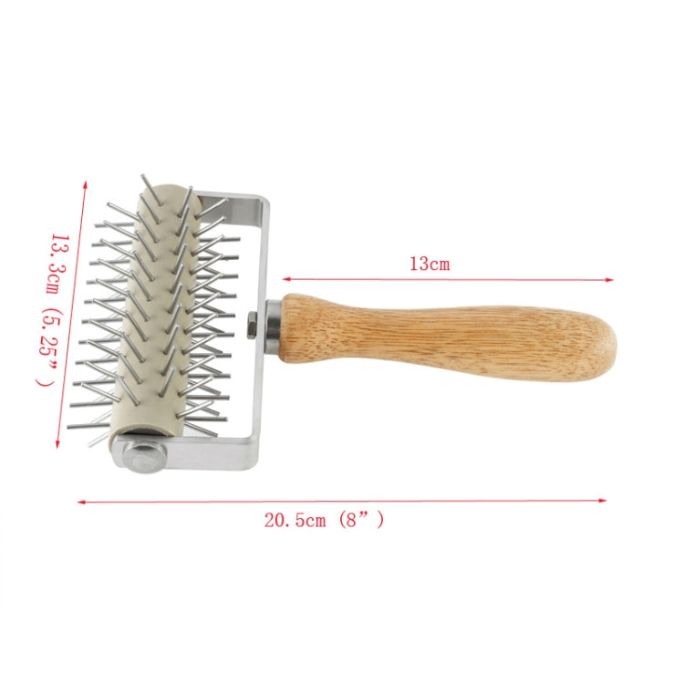 Stainless Steel Rolling Pin Pizza Puncher Snacks Baking Utensils, Pizza Puncher