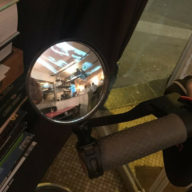 2 قطع مرايا خلفية لسكوتر شاومي، مرايا دراجة، دائرية، بيضاوية