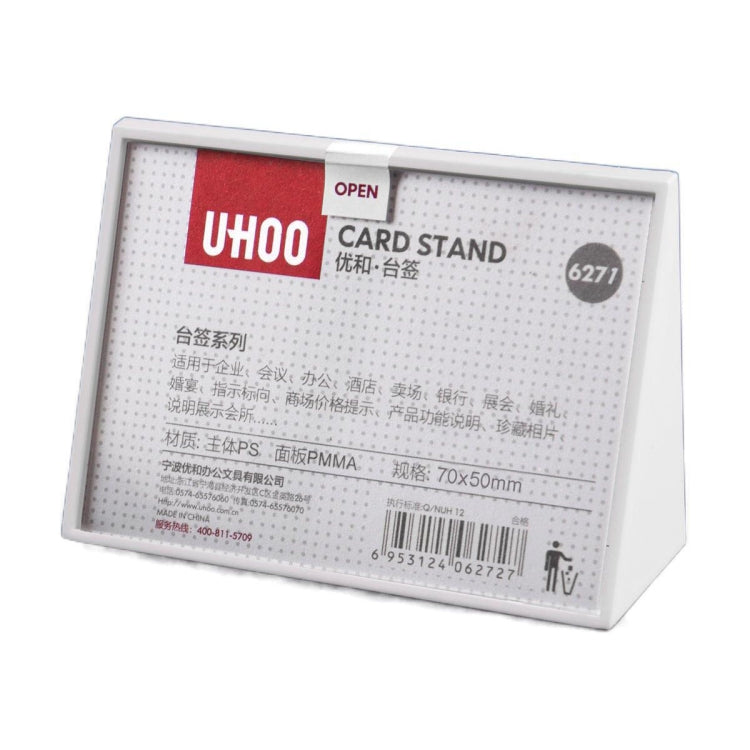 Acrylic Triangle Price Tag Student Desk Seat Board (White), 7.4x10.5cm (White), 7.4x5.3cm (Black), 7.4x10.5cm (Black)