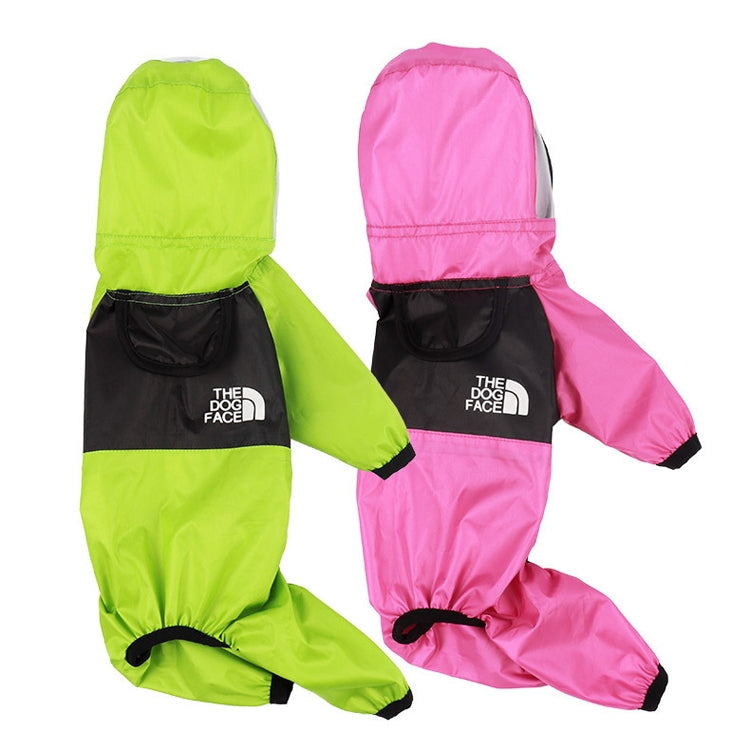 Seasons Universal Raincoat For Dogs Four-Legged Clothing Transparent PU Waterproof Clothing, S, M, L, XL, XXXL, XXXXL