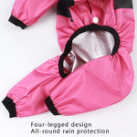 Seasons Universal Raincoat For Dogs Four-Legged Clothing Transparent PU Waterproof Clothing, S, M, L, XL, XXXL, XXXXL