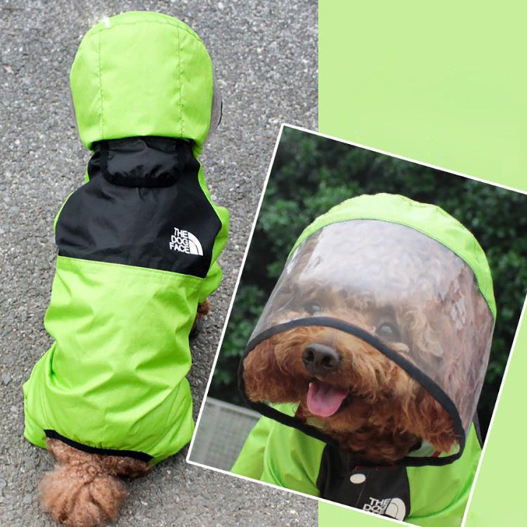Seasons Universal Raincoat For Dogs Four-Legged Clothing Transparent PU Waterproof Clothing, S, M, L, XL, XXXL, XXXXL