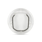 Pet Supplies PC Material Round Glass Door Cat Puppy Door Hole, Transparent