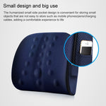Lumbar Cushion Office Maternity Seat Cushion Car Lumbar Memory Foam Lumbar Pillow,Style:, Standard (Blue), Standard (Gray), Standard (Black), Standard (Pink), 3D (Blue), 3D (Gray), 3D Upgrade Core (Blue), 3D Upgrade Core (Gray)