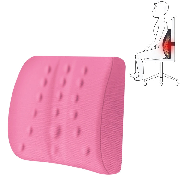 Lumbar Cushion Office Maternity Seat Cushion Car Lumbar Memory Foam Lumbar Pillow,Style:, Standard (Blue), Standard (Gray), Standard (Black), Standard (Pink), 3D (Blue), 3D (Gray), 3D Upgrade Core (Blue), 3D Upgrade Core (Gray)