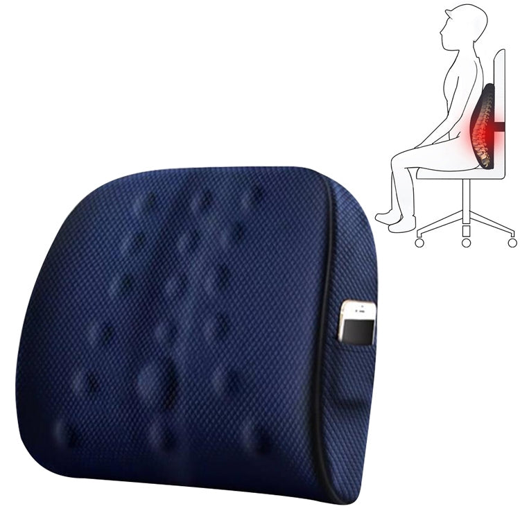Lumbar Cushion Office Maternity Seat Cushion Car Lumbar Memory Foam Lumbar Pillow,Style:, Standard (Blue), Standard (Gray), Standard (Black), Standard (Pink), 3D (Blue), 3D (Gray), 3D Upgrade Core (Blue), 3D Upgrade Core (Gray)