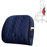 Lumbar Cushion Office Maternity Seat Cushion Car Lumbar Memory Foam Lumbar Pillow,Style:, Standard (Blue), Standard (Gray), Standard (Black), Standard (Pink), 3D (Blue), 3D (Gray), 3D Upgrade Core (Blue), 3D Upgrade Core (Gray)