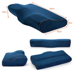 Butterfly Shape Memory Foam Snorked Pillow Slow Rebound Health Care Cervical Pillow, 50x30x10x6cm, 62x34x12x6cm