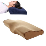 Butterfly Shape Memory Foam Snorked Pillow Slow Rebound Health Care Cervical Pillow, 50x30x10x6cm, 62x34x12x6cm