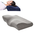 Butterfly Shape Memory Foam Snorked Pillow Slow Rebound Health Care Cervical Pillow, 50x30x10x6cm, 62x34x12x6cm