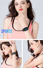 ساعات ذكية P68 مع مراقب معدل ضربات القلب وضغط الدم وتتبع النشاط لساعة Xiaomi Band 3 وساعة Huawei Color Band 2، TBD056989501A، TBD056989501B، TBD056989501C، TBD056989501D، TBD056989501E، TBD056989501F، TBD056989501G