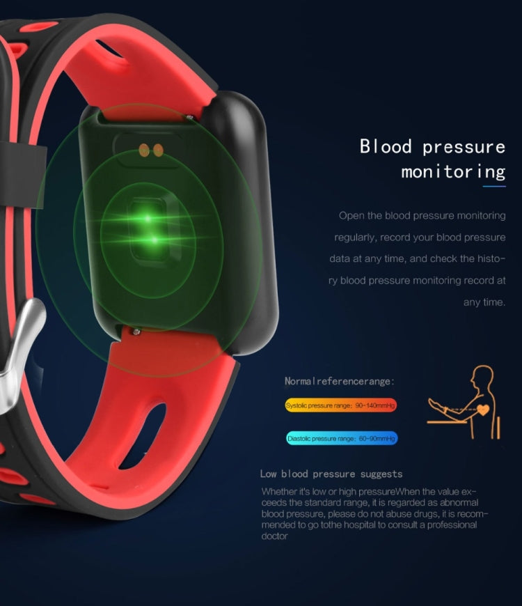 ساعات ذكية P68 مع مراقب معدل ضربات القلب وضغط الدم وتتبع النشاط لساعة Xiaomi Band 3 وساعة Huawei Color Band 2، TBD056989501A، TBD056989501B، TBD056989501C، TBD056989501D، TBD056989501E، TBD056989501F، TBD056989501G