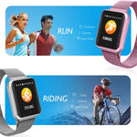 ساعات ذكية P68 مع مراقب معدل ضربات القلب وضغط الدم وتتبع النشاط لساعة Xiaomi Band 3 وساعة Huawei Color Band 2، TBD056989501A، TBD056989501B، TBD056989501C، TBD056989501D، TBD056989501E، TBD056989501F، TBD056989501G