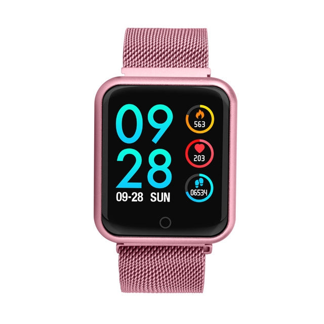 ساعات ذكية P68 مع مراقب معدل ضربات القلب وضغط الدم وتتبع النشاط لساعة Xiaomi Band 3 وساعة Huawei Color Band 2، TBD056989501A، TBD056989501B، TBD056989501C، TBD056989501D، TBD056989501E، TBD056989501F، TBD056989501G