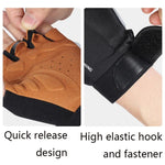 WEST BIKING YP0211196 Half-Finger Shock-Absorbing Anti-Skid Motorcycle Bike Gloves Riding Equipment, S, M, L, XL
