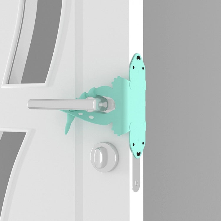 Cartoon Bear Bedroom Door Mute Lock Closed Door Anti-collision Protection Cushion, Green, Pink, Coffee, Apricot, White