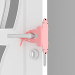 Cartoon Bear Bedroom Door Mute Lock Closed Door Anti-collision Protection Cushion, Green, Pink, Coffee, Apricot, White