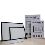 لوحة نسخ أنمي محطة تصريف LED لوحة نسخ مع ضوء شفط مغناطيسي لوحة رسم مع كابل USB، A4 تعتيم 3 سرعات (أسود)، A4 تعتيم بدون خطوات (أسود)، A3 تعتيم 3 سرعات (أسود)، A3 تعتيم بدون خطوات (أسود)