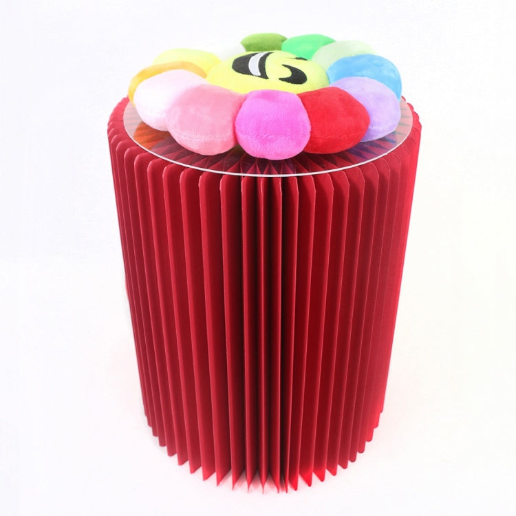 SH-236 Short Folding Paper Stool Household Multifunctional Convenient Stool, Brown, White, Red, Black, Pink, Purple, Green, Blue, Yellow, Orange