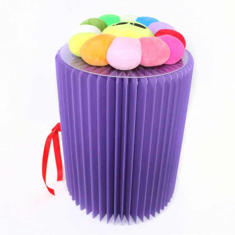 SH-236 Short Folding Paper Stool Household Multifunctional Convenient Stool, Brown, White, Red, Black, Pink, Purple, Green, Blue, Yellow, Orange