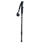 JUNGLELEOPARD 3-Section Straight Handle Aluminum Trekking Pole Multifunctional Walking Hand Crutches, Silver White#66-135cm, Red#66-135cm, Blue#66-135cm, Black#66-135cm