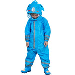 Children One-Piece Raincoat Boys And Girls Lightweight Hooded Poncho, S, M, L