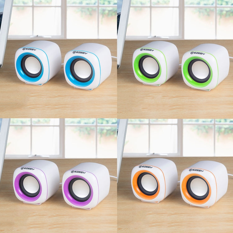 YEEZE A1 Multimedia USB2.0 Desktop Speaker Mini Computer Notebook Speaker, White Blue, White Green, White Purple, White Orange, Black Blue, Black Green, Black Purple, Black Prange, Electroplated Black Gold, Electroplated White, Electroplated Black     ...