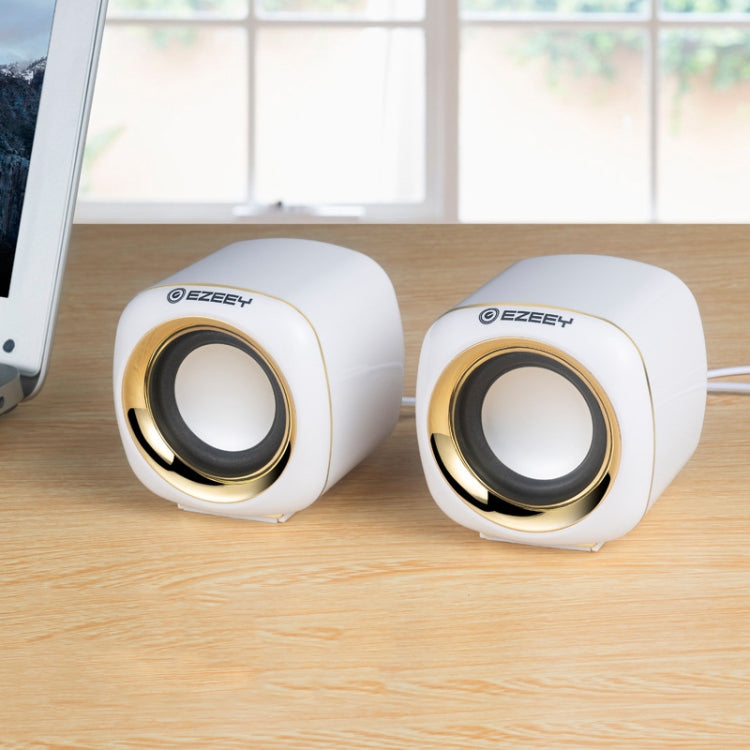 YEEZE A1 Multimedia USB2.0 Desktop Speaker Mini Computer Notebook Speaker, White Blue, White Green, White Purple, White Orange, Black Blue, Black Green, Black Purple, Black Prange, Electroplated Black Gold, Electroplated White, Electroplated Black     ...