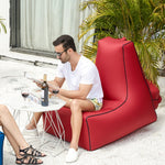 BB1082 Inflatable Sofa Inflatable Bed Outdoor Folding Portable Air Sofa Size:, 70 x 65 x 60cm, 85 x 80 x 75cm, 100 x 90 x 80cm