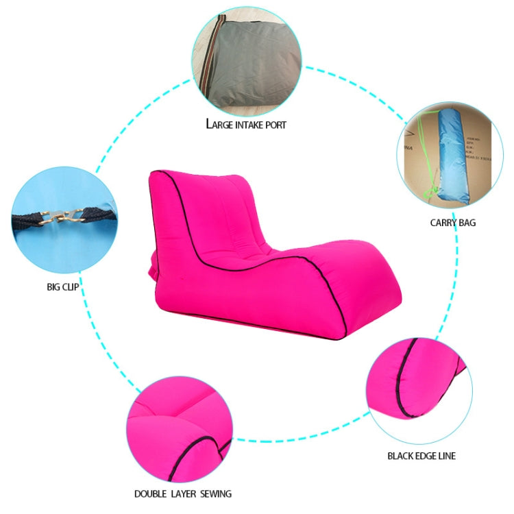 BB1803 Foldable Portable Inflatable Sofa Single Outdoor Inflatable Seat, 70 x 60 x 55cm, 90 x 70 x 65cm, 100 x 80 x 70cm