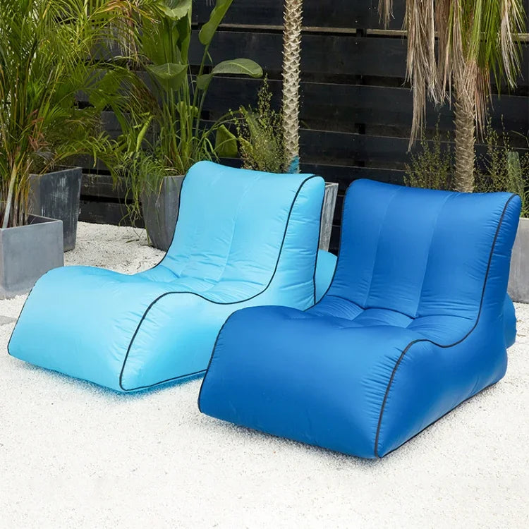 BB1803 Foldable Portable Inflatable Sofa Single Outdoor Inflatable Seat, 70 x 60 x 55cm, 90 x 70 x 65cm, 100 x 80 x 70cm
