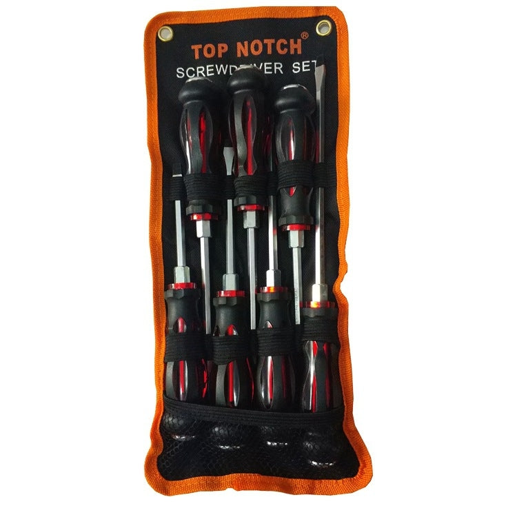 7 PCS / Set Knocking Screwdriver Oil-Resistant Through-Core Screwdriver Home Auto Repair Screwdriver, Color Random Deilvery, 7 PCS / Set